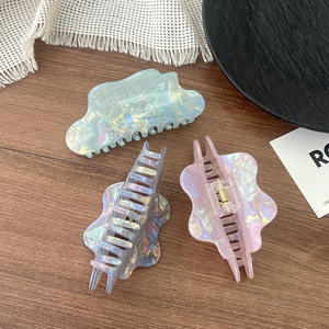 مشبك شعر أسيتات على شكل سمكة قرش بطول 10 سم بأسلوب أوروبي وأمريكي للاستخدام اليومي للفتيات وإكسسوارات الشعر النسائية - Product Image 2