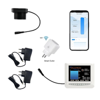 Contrôleur de niveau d'eau automatique à capteur ultrasonique EPTTECH TLC2326LS-WL-Lora Tuya APP avec écran LCD et prise de commande de pompe intelligente