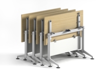 Table pliante portable moderne, gain de place, bureau à domicile, table pliable multifonctionnelle, table de réunion, table de formation, table en métal