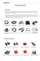 Cable de Control de Iluminación DMX512 de 2m, 3 Pines, 20A, 13AWG, Conector Híbrido Powercon Compuesto, PVC Profesional, Cable Combinado DMX True1