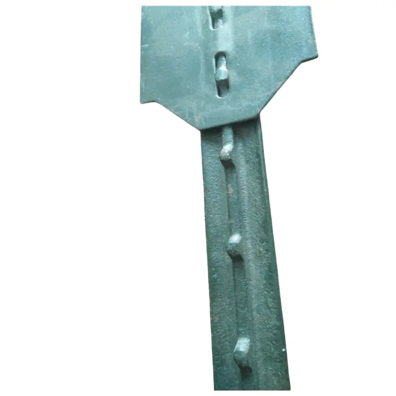 2024 6ft 8ft 10ft Galvanized Green Painted Metal american T Post For Farm Fence Post