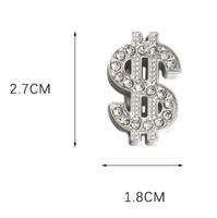 Adorables épingles en métal émaillé et clips pour chaussures à motif animalier de dessin animé, avec breloques pour sabots et décorations florales pour femmes