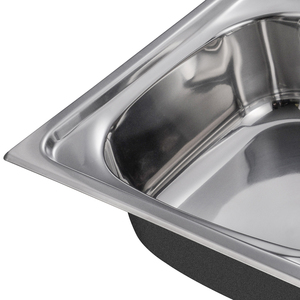 Lavello da <span class=keywords><strong>Cucina</strong></span> Moderno a Vasca Singola in Acciaio Inox 304 Personalizzato con Tecnologia di Riduzione del Rumore - Product Image 5