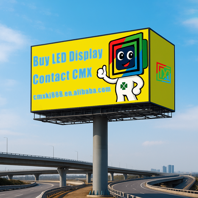 Energy Saving IP65 High Contrast Outdoor Fixed Advertising LED Display for Bus Station and Transportation Hub Manufacturer