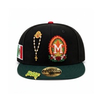Casquettes de baseball OEM ODM NOUVEAU Design Streetwear Era à visière plate pour hommes, style Hip Hop, avec plaque métallique et broderie 3D