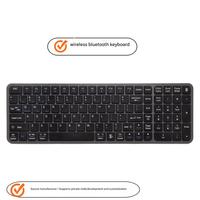Clavier sans fil rechargeable à double mode directement de l'usine BT5.1+2.4G Conception antidérapante pour la compatibilité multi-systèmes