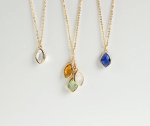 Birthstone Necklace for Mom for <strong>grandma</strong> Gifts Personalized Necklace Family <strong>Jewelry</strong> Womens - Product Image 4