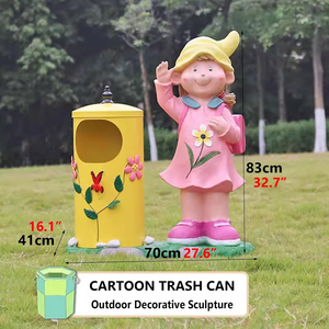 Cubo <span class=keywords><strong>de</strong></span> <span class=keywords><strong>basura</strong></span> al aire libre <span class=keywords><strong>de</strong></span> dibujos animados para niñas cubo <span class=keywords><strong>de</strong></span> <span class=keywords><strong>basura</strong></span> <span class=keywords><strong>de</strong></span> plástico <span class=keywords><strong>de</strong></span> fibra <span class=keywords><strong>de</strong></span> vidrio <span class=keywords><strong>de</strong></span> resina para decoración <span class=keywords><strong>de</strong></span> <span class=keywords><strong>esculturas</strong></span> - Product Image 2