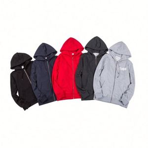 Wholesale Custom Color Logo Men Printed Oversized Cotton Plain Oem Zipper Unisex High Quality Mens Pullover Zip up Hoodie - Product Image 1