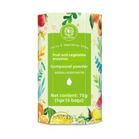 Enzympoeder Spijsverteringsgezondheid Fruit Groente Xiaosu Plantaardige Vaste Dranken Suiker 5g Sachets (15 per doos)-Groothandel Dropshipping