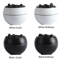 USB Flamme Volcan Humidificateur Aroma Diffuseur Ultrasonique Veilleuse Fogger pour Home Office Car Essential Oils Volcano Night Light