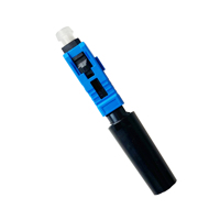 Fibra óptica rápida de alta calidad SC APC/SC UPC Conector rápido Cuña Tipo de tornillo Conjunto de campo Compatible con FTTH