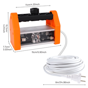 Lampe de travail portable Podofo 15W à LED pour polissage mural avec poignée et support, outil pour plaques de plâtre, lampe de peinture, outil auxiliaire de ponçage - Product Image 6