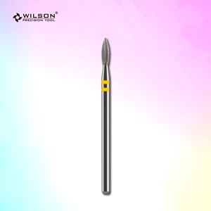 Brocas profesionales de diamante con forma de llama de 2,3mm, brocas de belleza de manicura fiables con partículas de diamante para pulir con ternura el área de la superficie de las uñas - Product Image 5