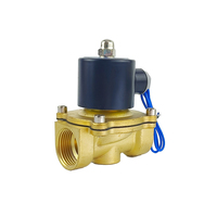 Vanne Solénoïde 12V 24V 220V DN15 en Laiton pour Contrôle Direct de l'Eau, Température Normale, Application Générale, OEM