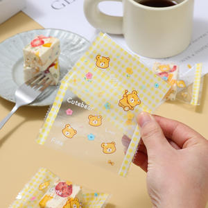 Flocon de neige croustillant, résistant à l'humidité, transparent, dessin animé, pour la pâtisserie, le lait, la datte, le nougat, les fruits, pour la machine à papier, emballage scellé - Product Image 2