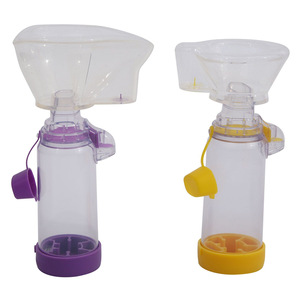 Chambre d'inhalation <span class=keywords><strong>Aerochamber</strong></span> avec <span class=keywords><strong>masque</strong></span>, accessoire d'inhalation portable pour enfants et adultes, outil d'entraînement respiratoire domestique - Product Image 3