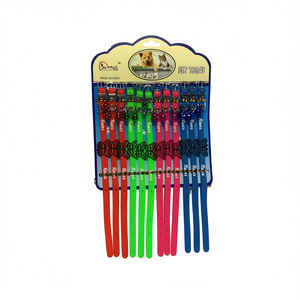 Fluorescent Dog Leash With Bell And Butterfly 12Pcs Pet Training Accessory - Product Image 1