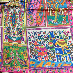 Digital Print <b>Scarves</b> and Stoles Lightweight Soft Polyester Viscose Fashion <b>Wraps</b> Custom OEM ODM Wholesale Factory Supply - Product Image 3