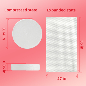 Serviette compressée jetable, serviette de bain de voyage ultra douce, serviette compacte scellée sous vide pour la randonnée, la salle de sport, les vacances - Product Image 4