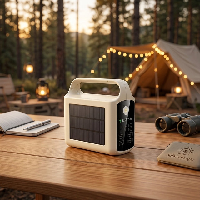 Factory OEM/Wholesale 2026 Trend Product 80000mAh/100000mAh New Portable Solar Power Station with Camping Light and Flashlight