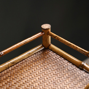 Estante de bambú para té, 36x15x49cm, estante rectangular duradero de tipo vertical para almacenamiento de juegos de té, unidad de exhibición inspirada en el estilo Zen - Product Image 4