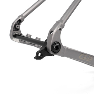 G2 Gravelbike Aluminium Alloy Racefietsframe met Carbon Fiber Voorvork Dubbele Schijfrem Cross-Country Fiets - Product Image 5