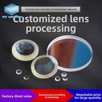ISO9001 Certified Diameter 12.7mm 25.4mm Focal Length 19mm/25mm OEM BK7 Double-Convex Lens Biconvex Lens