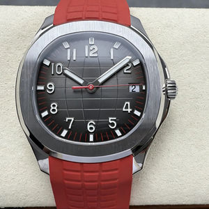 Reloj Mecánico de Lujo, Super Calidad, Resistente al Agua, 40mm, Fábrica DDF, Movimiento ETA 330, Grosor 8.3mm, Correa Roja PP - Product Image 1