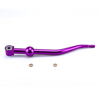 Tuas Persneling Aluminium Double Bend Short Throw Adjustable Anti Karat dengan Washer Tembaga untuk Mobil Civic Integra