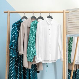 Cintres antidérapants en velours, <span class=keywords><strong>gris</strong></span>, 20 pièces, permettant un gain d'espace Durable - Product Image 5