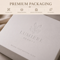 Boîtes d'expédition en carton ondulé blanc avec logo personnalisé, gaufrage, revêtement UV, pelliculage mat pour emballage cosmétique, recyclables