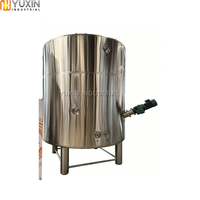 Cuve de refroidissement pour vin en acier inoxydable, isolée et à double enveloppe, avec agitateur pour stabilisation à froid