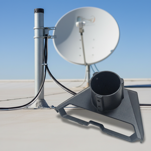 Custom Staal <span class=keywords><strong>Aluminium</strong></span> Adc10 Adc12 A380 Hogedruk Metalen Spuitgieten Onderdeel Voor Installatie Platform Voor Starlink V3 Ontvangst - Product Image 3