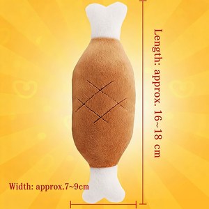 ของเล่นกระดูกสุนัขส่งเสียงดังของเล่นสัตว์เลี้ยงปักลายสำหรับสุนัขและแมวของเล่นลูกสุนัขสำหรับสุนัขและแมวของเล่นสุนัขเคี้ยวของเล่นสำหรับสุนัขขนาดเล็กหรูหราออกแบบได้ตามต้องการ - Product Image 1