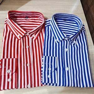 Moda <span class=keywords><strong>blu</strong></span> Navy con <span class=keywords><strong>camicia</strong></span> <span class=keywords><strong>bianca</strong></span> <span class=keywords><strong>a</strong></span> <span class=keywords><strong>righe</strong></span> <span class=keywords><strong>a</strong></span> manica lunga da <span class=keywords><strong>uomo</strong></span> - Product Image 6