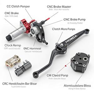 Servicio de Piezas de Motocicleta CNC de Alta Precisión, Componentes Personalizados de Aluminio para Palanca de Freno Trasero - Product Image 1