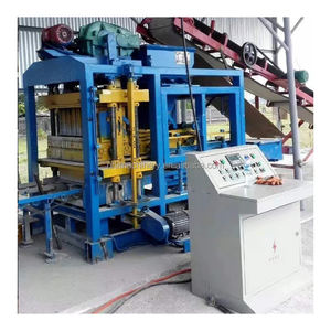 Heißer Verkauf <span class=keywords><strong>QTJ4</strong></span>-<span class=keywords><strong>25</strong></span> PLC-Pumpen-Betonhohlblockmaschine Hersteller Automatische Pflasterstein-Maschinenproduktionslinie - Product Image 5