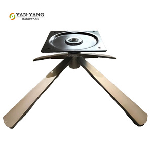 YANYANG <span class=keywords><strong>fer</strong></span> quatre étoiles Base rotative loisirs <span class=keywords><strong>chaise</strong></span> pivotante <span class=keywords><strong>pied</strong></span> de haute qualité pour salle à manger hôtel salon - Product Image 1