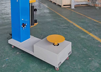 Machine d'emballage automatique de petites boîtes en carton avec plaque de pression supérieure, machine d'emballage de cartons sur plateau tournant