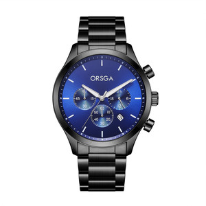 Reloj de pulsera multifuncional para hombre con tres esferas y seis manecillas, con fecha, venta al por mayor de fábrica, reloj de cuarzo moderno y ejecutivo - Product Image 3