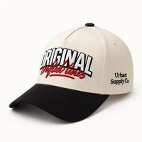 Gorra de Béisbol de 5 Paneles Personalizada de Alta Calidad, 100% Algodón, Diseño de Lujo con Bordado 3D, Patrón de Leopardo/Puntos, Unisex, Visera Curva