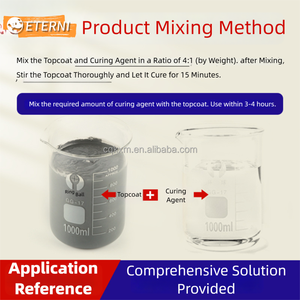 ETERNI Direct du fabricant Revêtement à séchage rapide pour travaux d'entretien Peinture industrielle rapide Acrylique Polyuréthane Couche de finition - Product Image 4