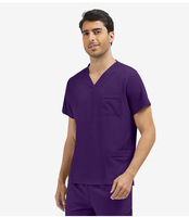 Conjunto de Uniforme Médico Blanco 42217, Color Sólido, para Clínica Dental, Spa, Terapia Podal, Producto Nuevo con Logotipo Bordado