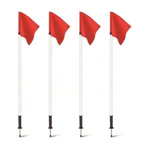 โปรโมชั่นปี 2025 ขายส่งอุปกรณ์ฝึกซ้อมฟุตบอล ธงมุมสนามฟุตบอลแบบกำหนดเองพร้อมเสาธงฟุตบอล PVC ทนทาน - Product Image 1