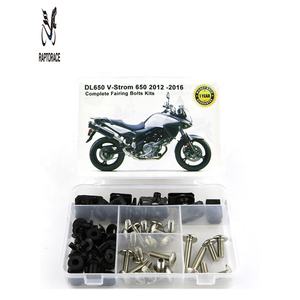 Raptorace-Kit de tornillos de carenado de acero para motocicleta Suzuki, Kit de tornillos de sujeción de montaje para motocicleta Suzuki <span class=keywords><strong>DL650</strong></span> Vstorm 650 <span class=keywords><strong>2012</strong></span>-2016Aftermarket 10,9 - Product Image 3