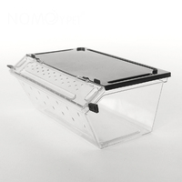 Boîte plastique pour animaux de compagnie, présentoir pour chiens et chats, bains de serpent H8, vente en gros