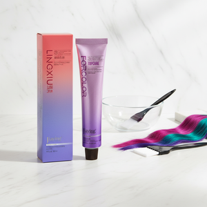 JiaYing Crème Colorante Semi-Permanente <span class=keywords><strong>Végétale</strong></span> de Qualité Supérieure Bleu-Noir Tube Unique Micro-Tendance Sans Ammoniaque Couverture Marron - Product Image 1