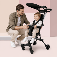 Poussette de luxe RHS-STR81, pliable, 3 en 1, avec siège auto, siège auto pour bébé et poussettes