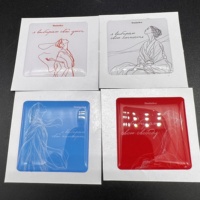 Autocollant en PVC personnalisé avec logo en colle cristalline, étiquette en plastique, impression d'autocollants, autocollant en résine époxy transparente